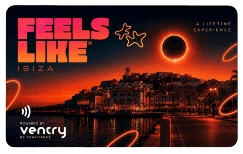 Tarjeta NFC oficial del Feels Like Festival de Ibiza
